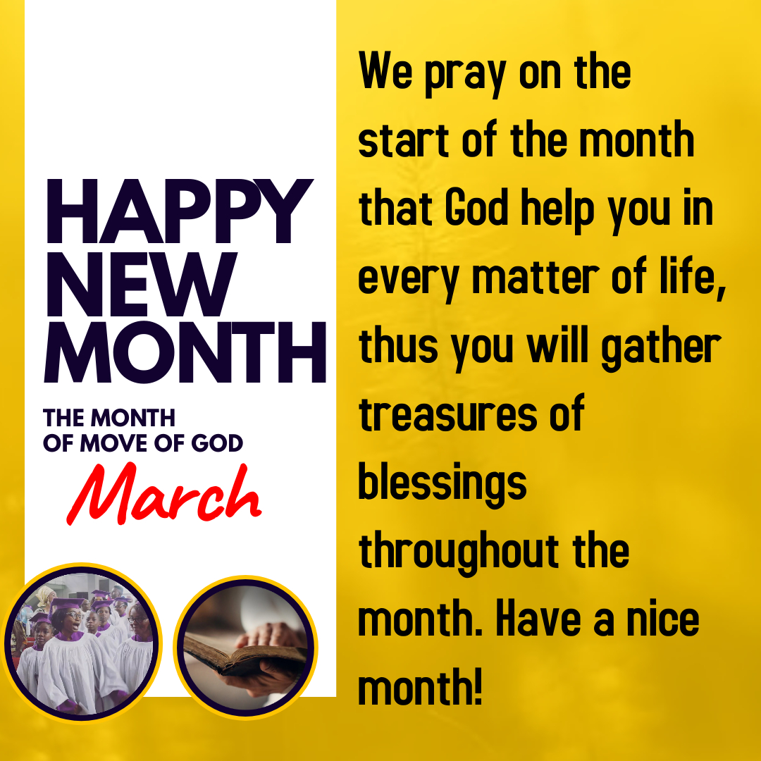 Happy New Month! (March 2021)